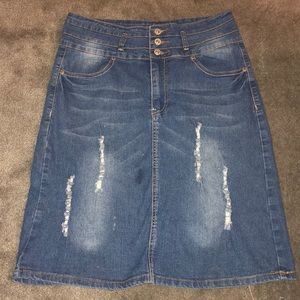 Denim skirt